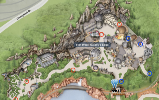 Map of Galaxy's Edge