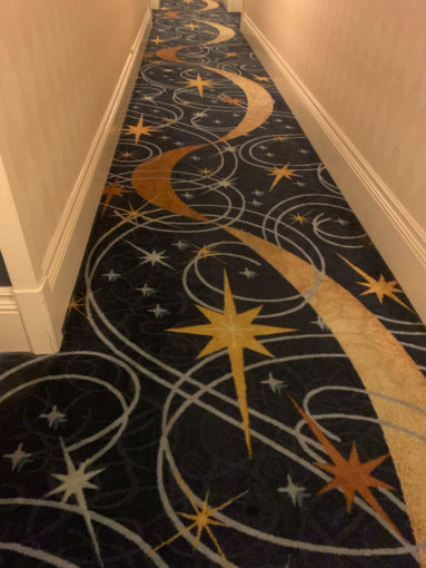 Hallway of the Disneyland Hotel