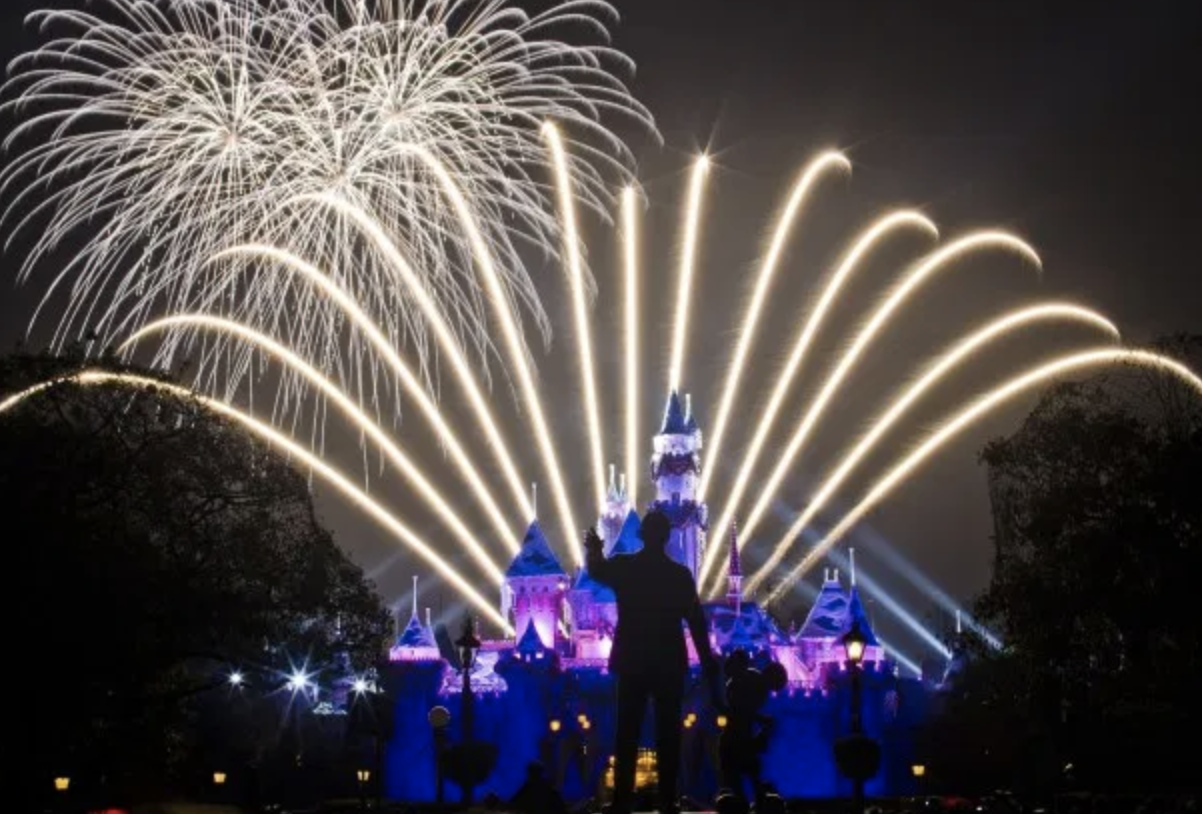 Fireworks at Disneyland